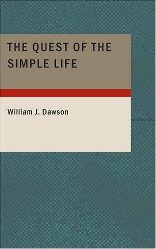 Cover of The Quest of the Simple Life
